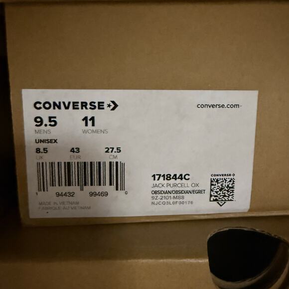 CONVERSE X TODD SNYDER JACK PURCELL OX 171844C MEN'S 9.5 NAVY GUM - Picture 10 of 10